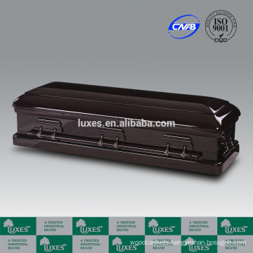 LUXES American Caskets Wholesale President Wooden Casket With Casket Linging